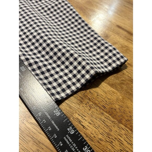TALBOTS Chatham Ankle Pants Sunrise Gingham Plaid Skinny Pull On Size Large - Picture 9 of 9